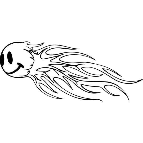 flaming smiley face Thumbnail