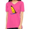 Missy's Relaxed Jersey Short-Sleeve V-Neck T-Shirt Thumbnail