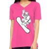 Missy's Relaxed Jersey Short-Sleeve V-Neck T-Shirt Thumbnail
