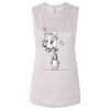 Ladies' Bella Flowy Scoop Muscle Tank Thumbnail